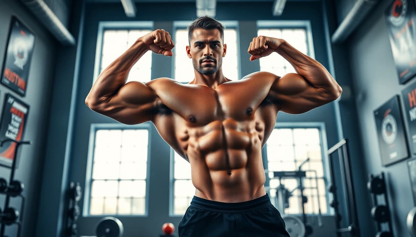 Proviron kaufen für Fitness-Enthusiasten in einem modernen Fitnessstudio