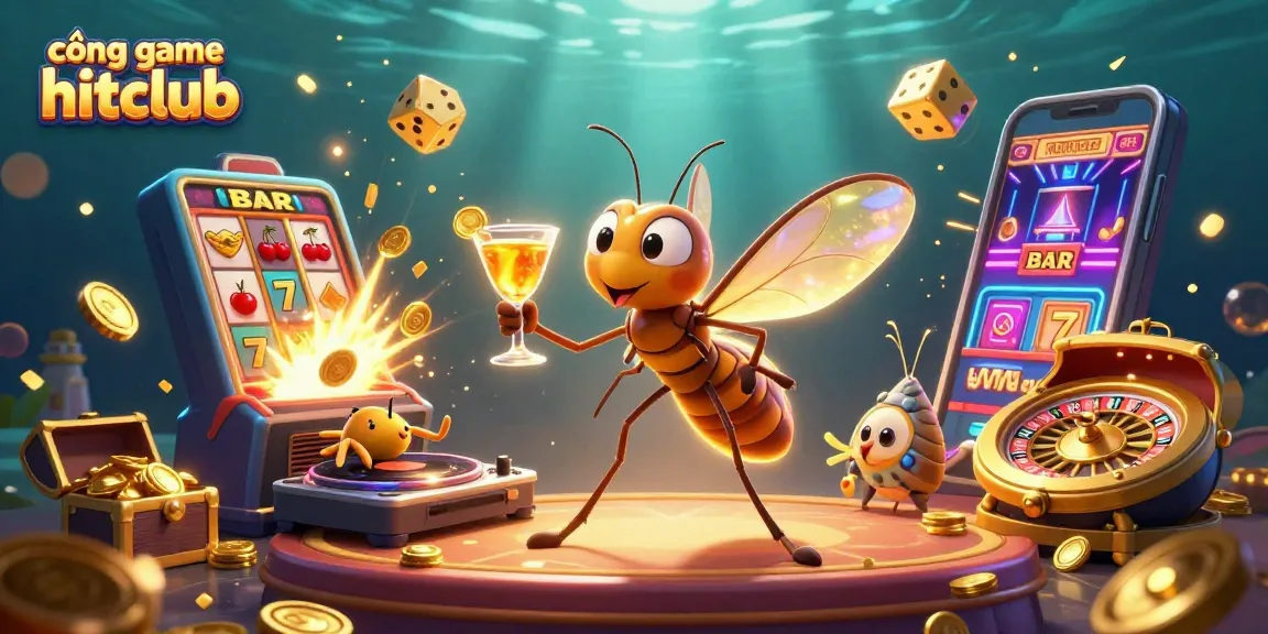 Experience the excitement of cổng game hitclub with vibrant casino characters and dynamic game elements.