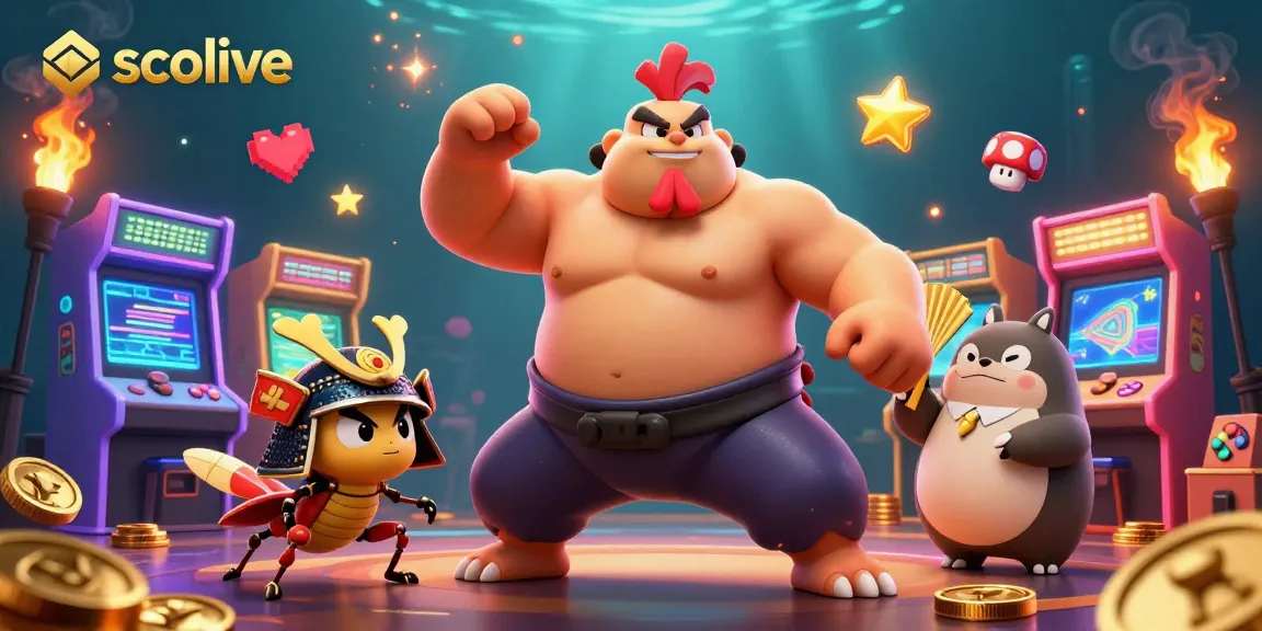 Socolive showcases an exciting 3D cartoon scene blending traditional gambling themes with dynamic characters and vibrant elements.