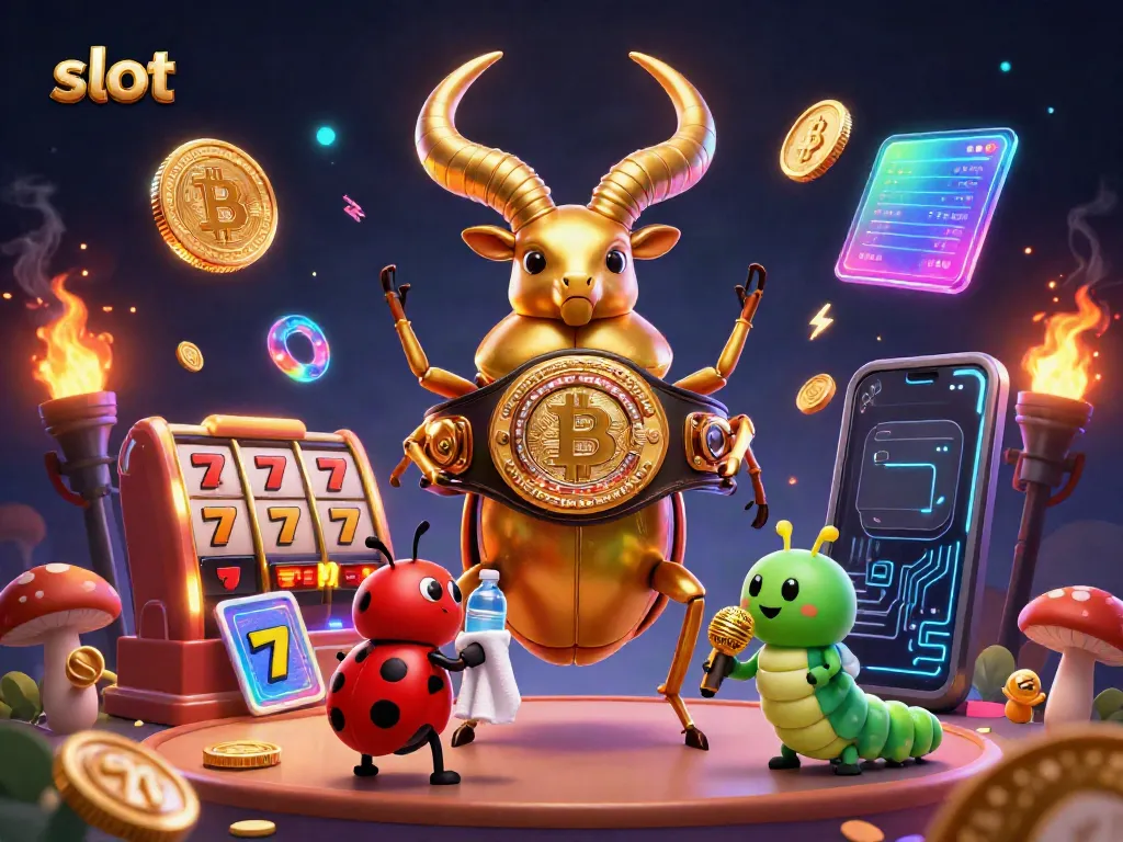 Engage with the dazzling world of slot gaming, featuring vibrant characters and jackpot elements.