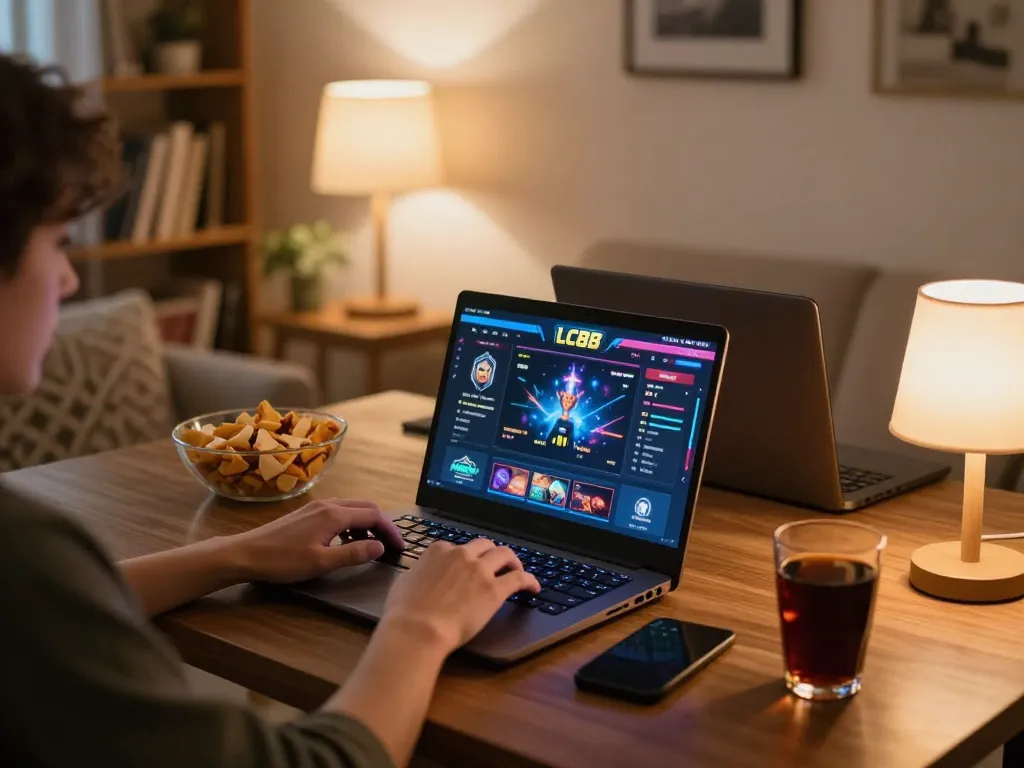 Active online gambling session at trang chủ lc88, showcasing engaging gameplay and a cozy atmosphere
