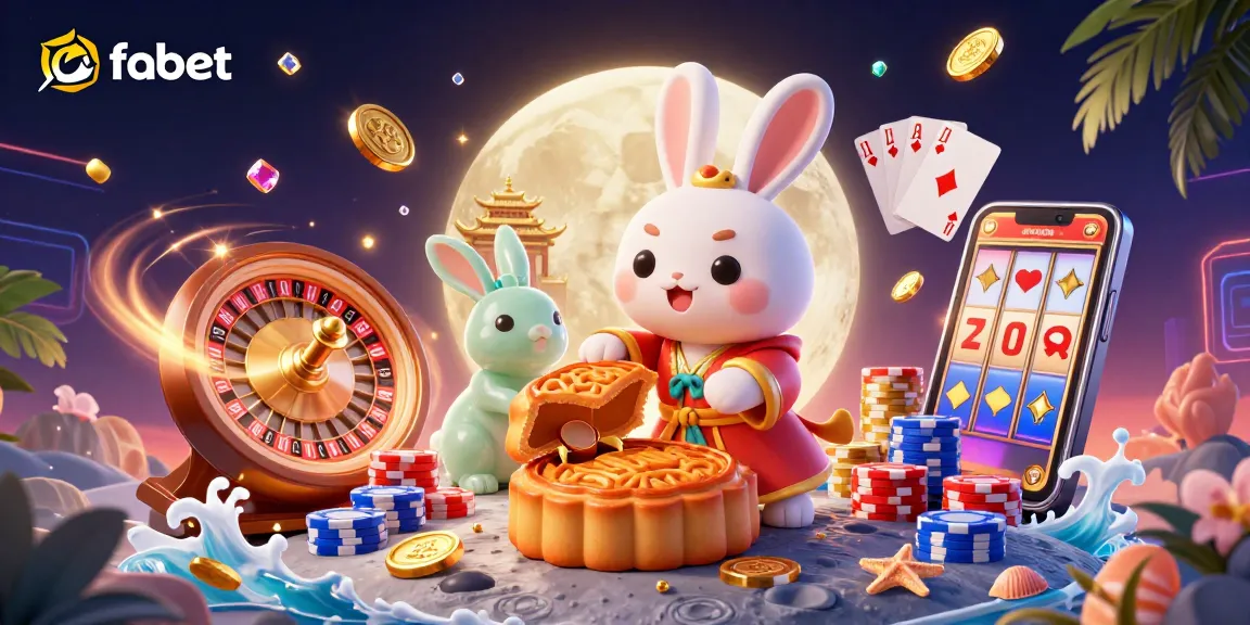Experience fabet's vibrant gaming world with animated characters and casino elements.