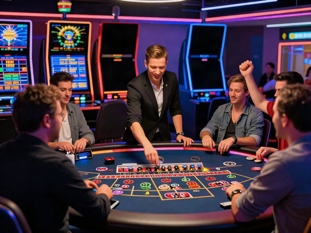 Engaging online casino atmosphere with players enjoying FC88 gaming.