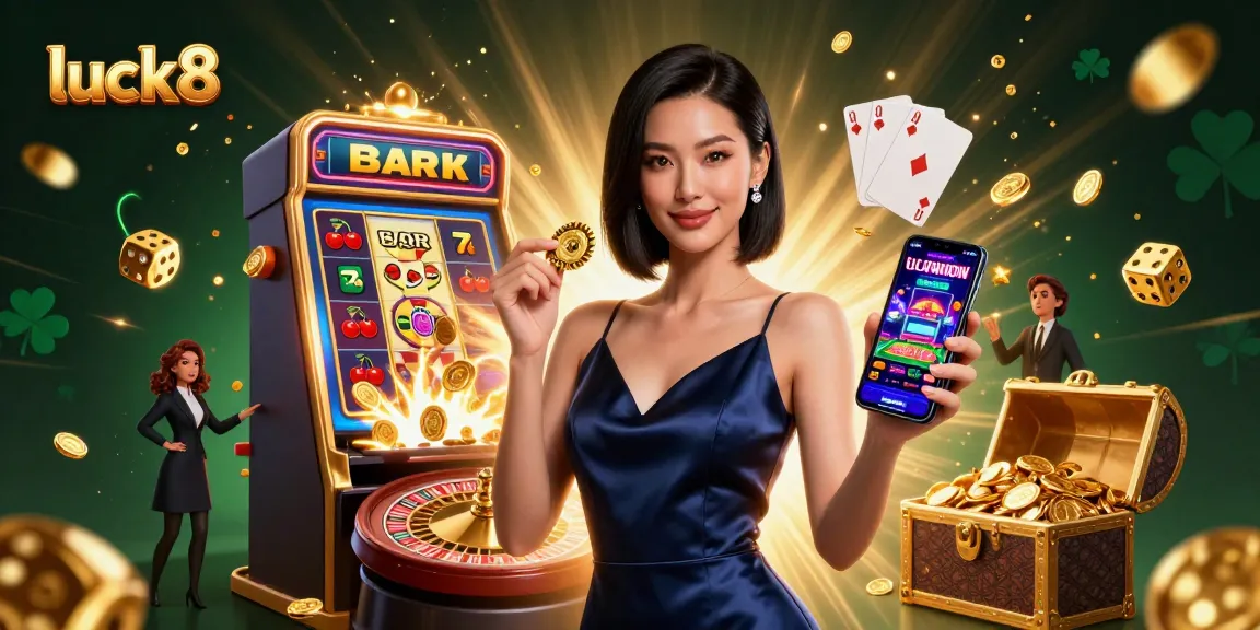 Win big with luck8's thrilling casino experience, featuring vibrant slot machines and live dealer games.